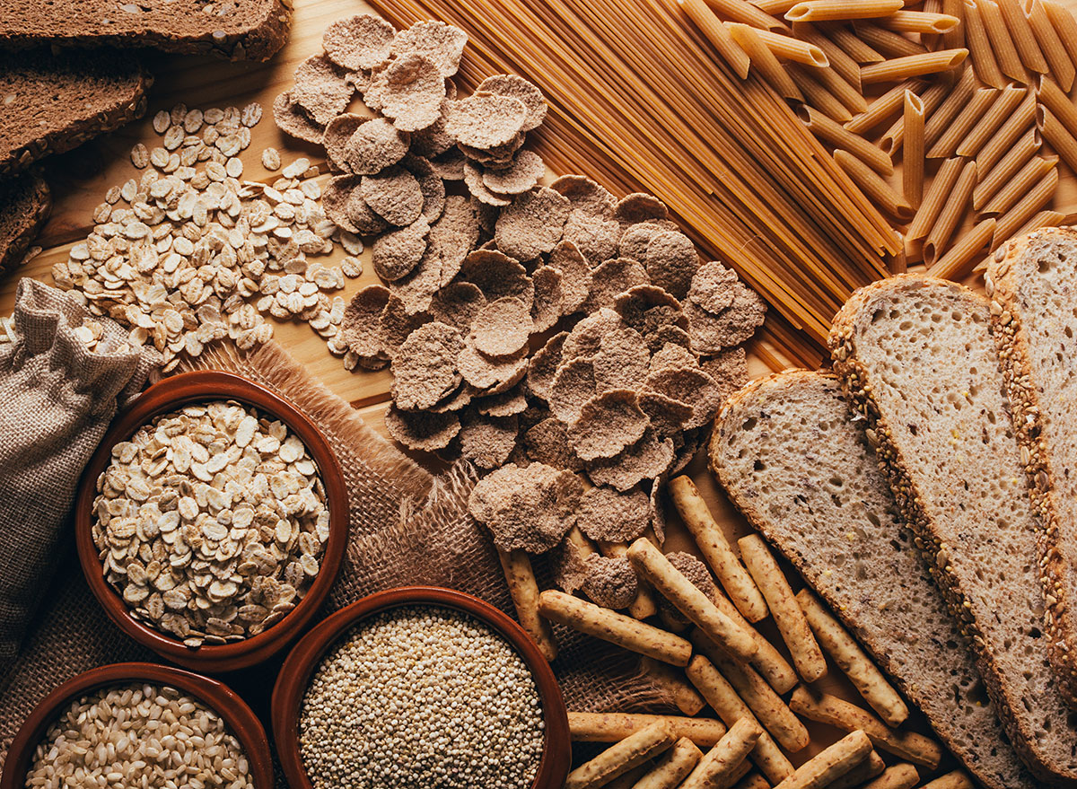 whole grain pasta cereal bread