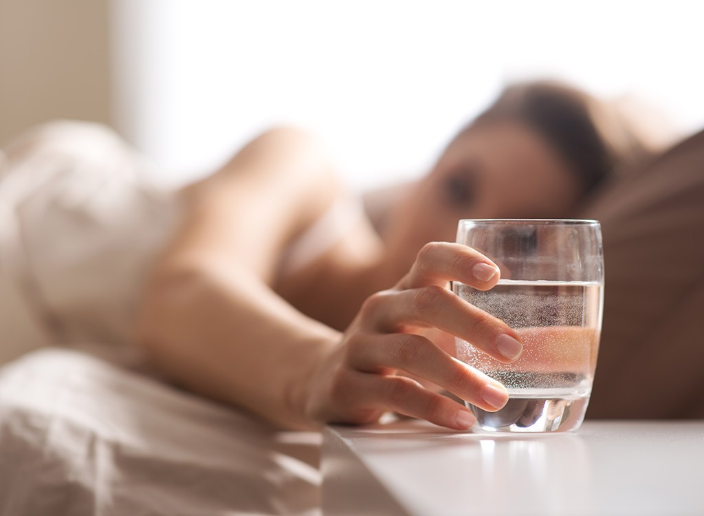 water glass bedside nightstand - best ways to speed up your metabolism