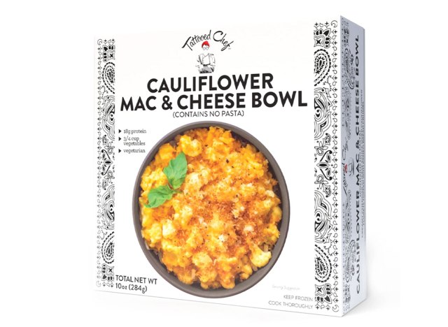 cauliflower mac and cheese bowl