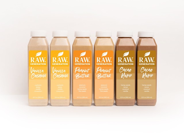 raw generation plant-based smoothies