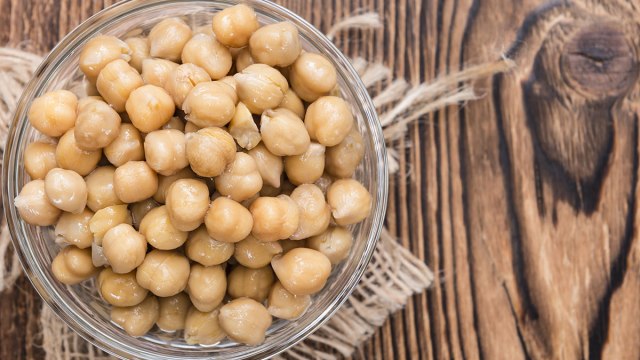 chickpeas in a bowl