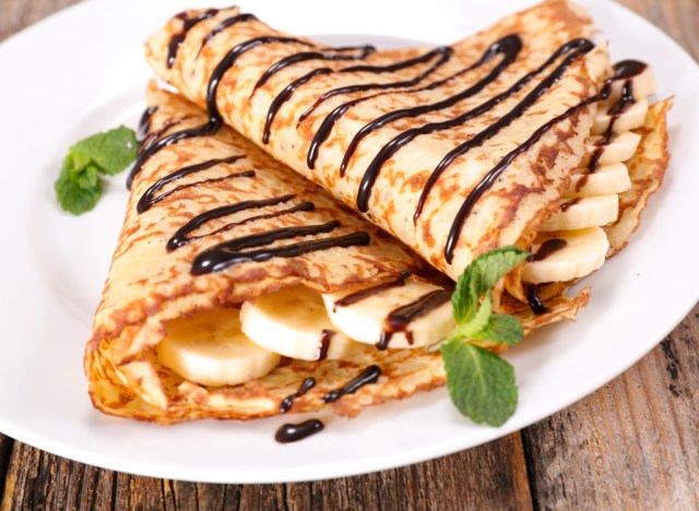 chocolate banana crepe