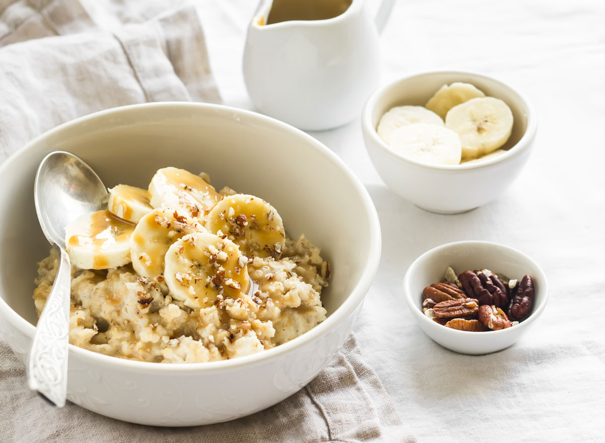 downsides of eating a banana every day, say experts 26 cinnamon oatmeal banana nuts syrup