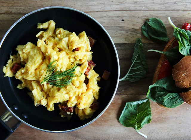 scrambled eggs