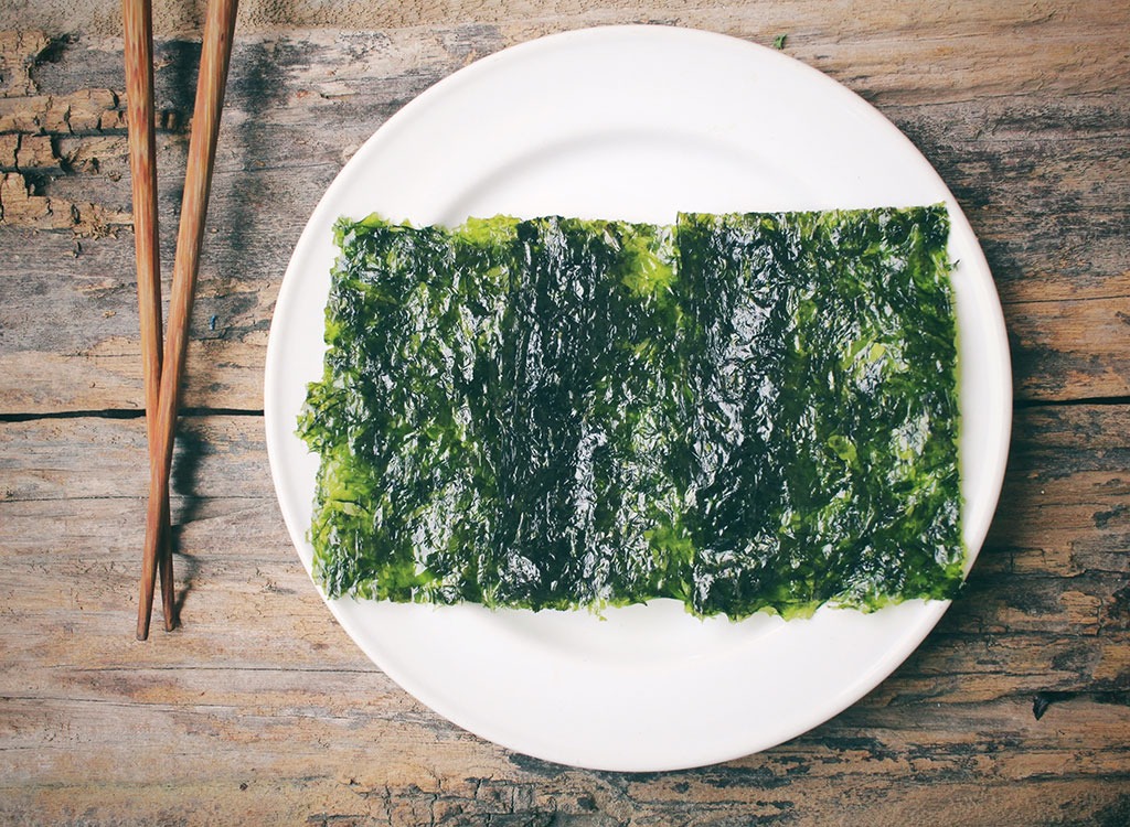 eat seaweed over 40 tip