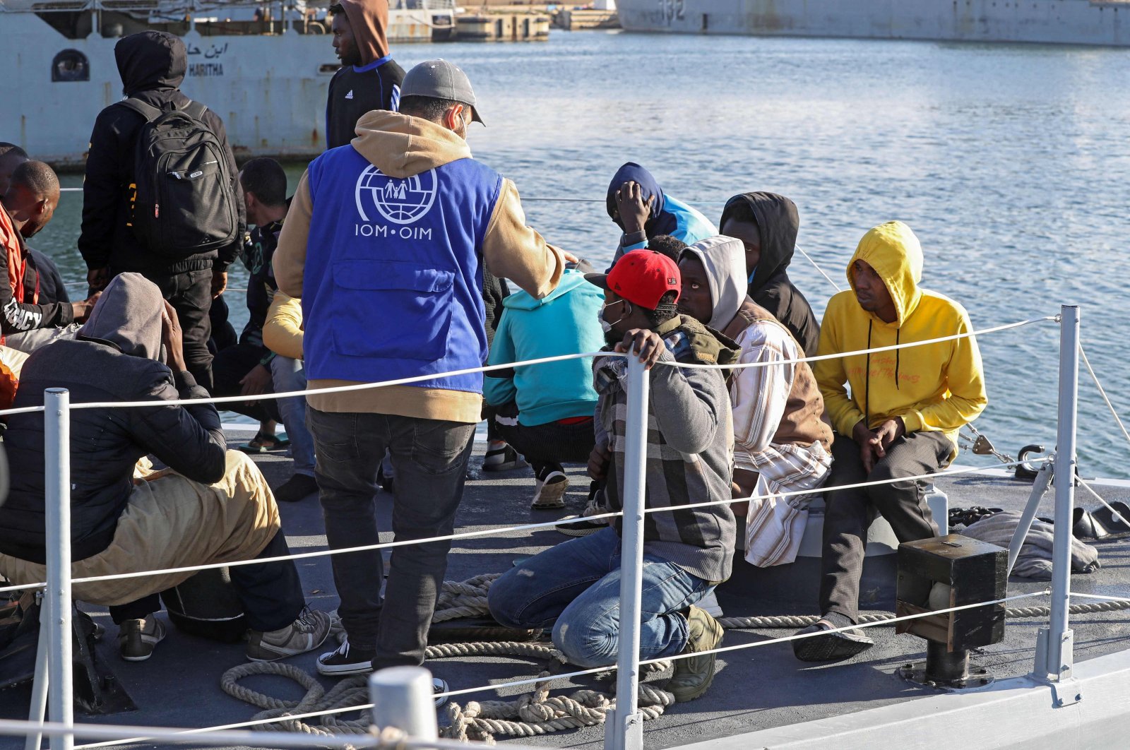 236 migrants off the coast of Libya were rescued by French NGOs