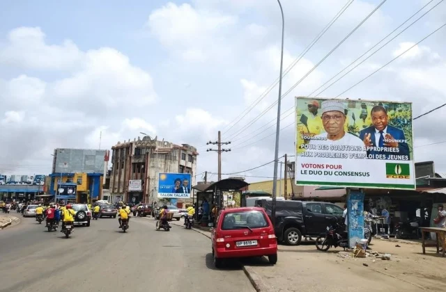 Voting day in Benin for the first round of