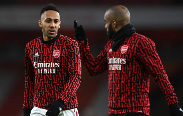 Alexandre Lacazette defends Pierre-Emerick Aubameyang form