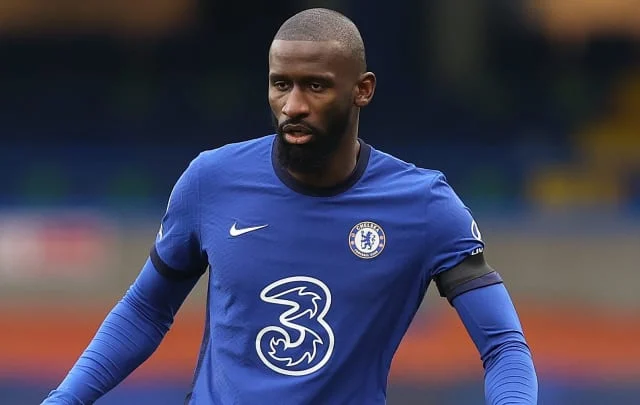 Antonio Rudiger is sent off for training with Kepa Arrizabalaga