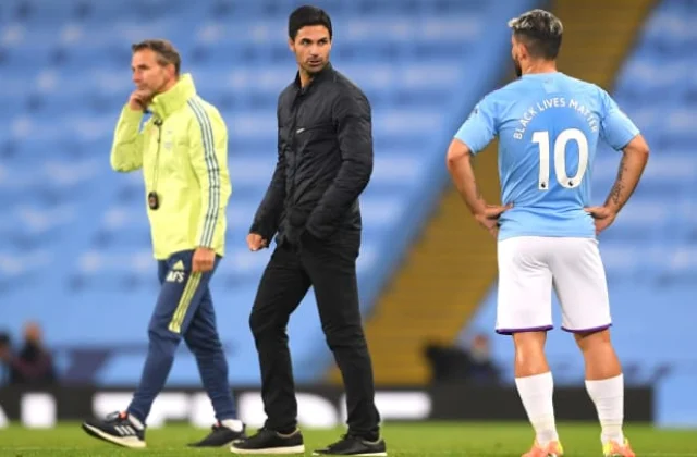 Arteta rules out Aguero’s approach before the Liverpool clash