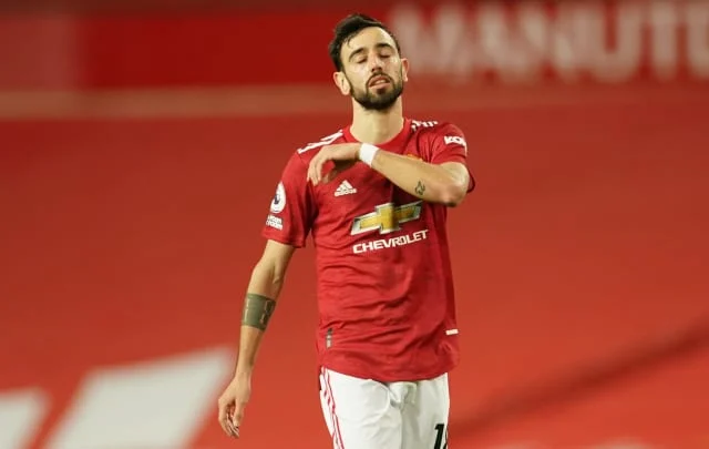 Bruno Fernandes must find form again to help Manchester United down the last leg