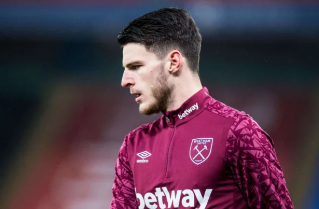 Declan Rice wanted by Man Utd and other top clubs
