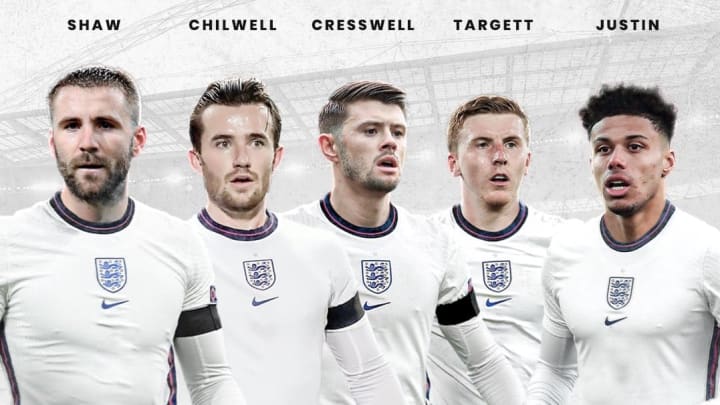 England’s left-back option – ranked