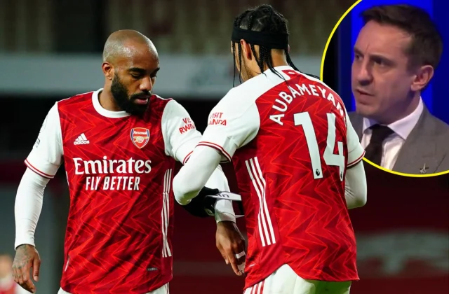 Gaey Neville Oo Arsenal Ku Tilmaamay Maafiyo Yar Iyo Mikel Arteta Ka
