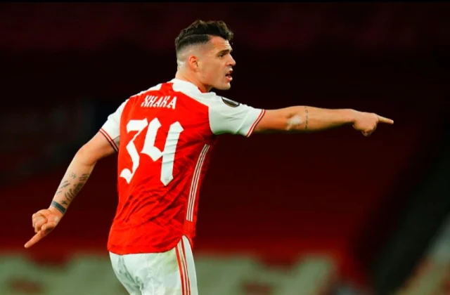 Granit Xhaka Oo Si Carro Leh U Canaantay Daafacyada Arsenal Ka Dib