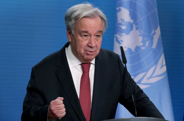 Guterres calls on the UN Security Council to set up monitors around it
