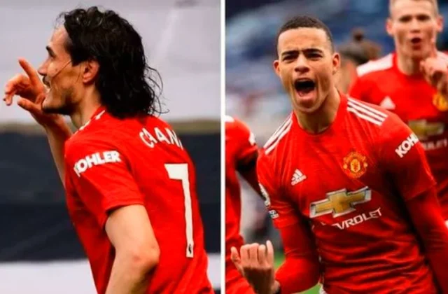 Hadalkii Uu Edinson Cavani Ku Yiri Mason Greenwood Labo Daqiiqo Ka Hor