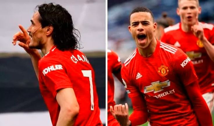 Hadalkii Uu Edinson Cavani Ku Yiri Mason Greenwood Labo Daqiiqo Ka Hor