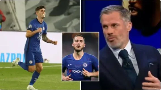 Jamie Carragher Oo Isbarbar-dhig Ku Sameeyey Christian Pulisic Iyo