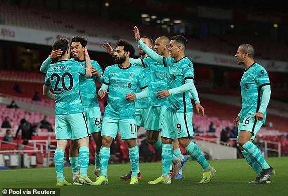 Liverpool Oo Guul Dahabi Ah Ka Gaartey Arsenal, Laba Dhibcood Oo Ay U