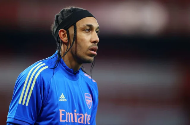 Pierre-Emerick Aubameyang knocks down Arsenal’s Liverpool screen