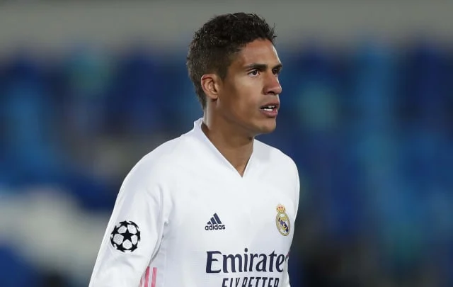 Raphael Varane misses Liverpool meeting with COVID-19