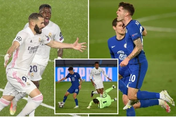 Actual Madrid Iyo Chelsea Oo Barbarro Ku Dhamaystay Lugta Hore Ee