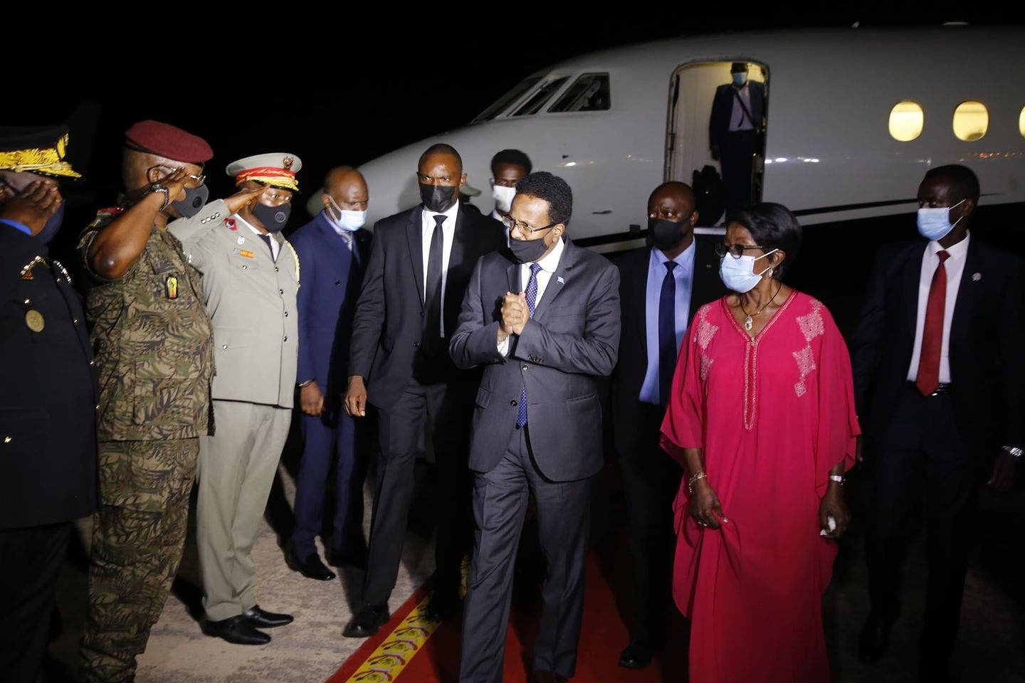 Sawirro: Farmaajo oo gaaray KINSHASA – Axadle