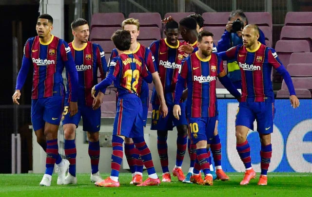 The Barcelona line-up that will start against Real Madrid in El Clasico