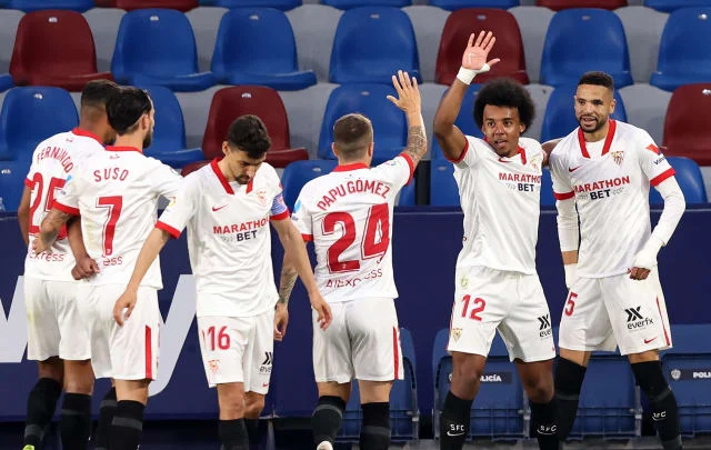 The La Liga success for Sevilla would match Leicester’s triumph