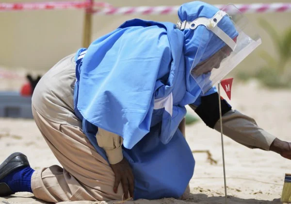 The UN requires joint efforts to do away with the specter of explosive hazards in