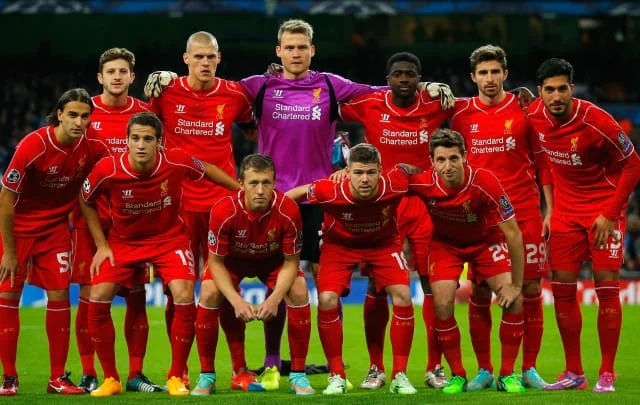 The first XIs from the last time Real hosted Liverpool