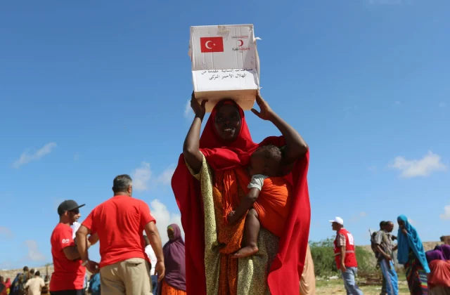 Turkish Red Crescent delivers aid to Somalia