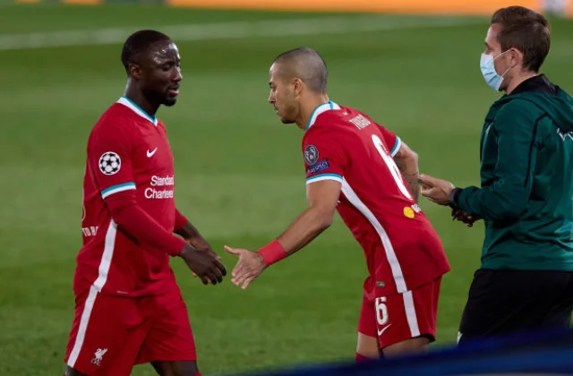 Why Naby Keita was changed throughout the first half towards Actual Madrid