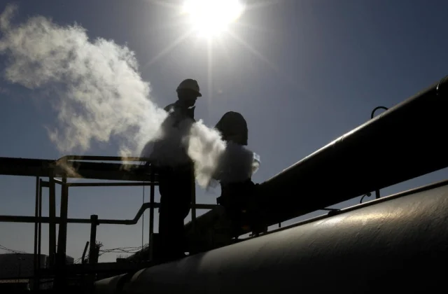 oil production is shut down after emissions