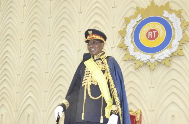 the funeral of Idriss Déby Itno in the presence of