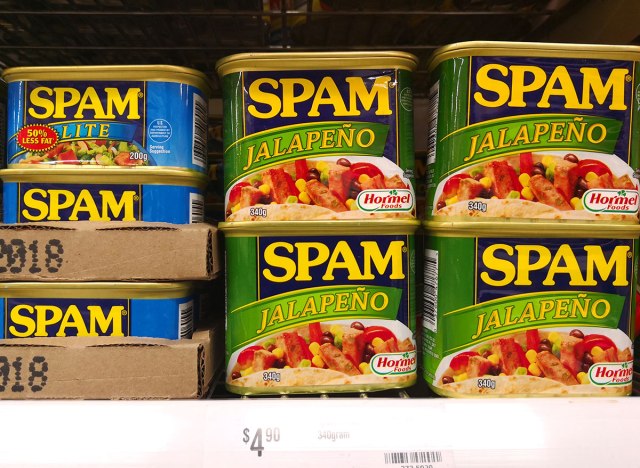 spam on shelf