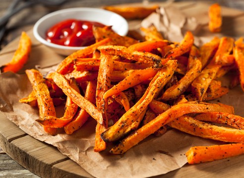 crispy sweet potato fries