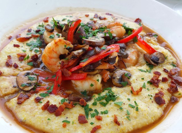 bowl of shrimp and grits