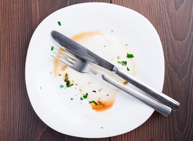 plate fork knife