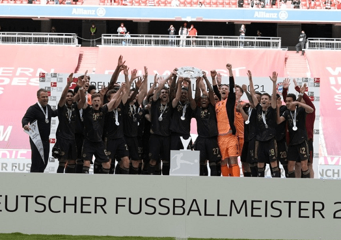 CHAMPIONS!!! Bayern Munich Oo Ku Guuleysatay Horyaalka Bundesliga Iyo