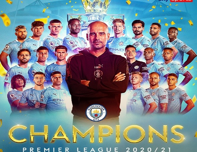 CHAMPIONS: Manchester Metropolis Oo Ku Guuleysatay Horyaalka Premier League
