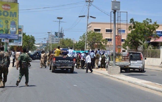 Kooxo hubeysan Iyo Ciidamada ammaanka oo ku dagaalamay Muqdisho