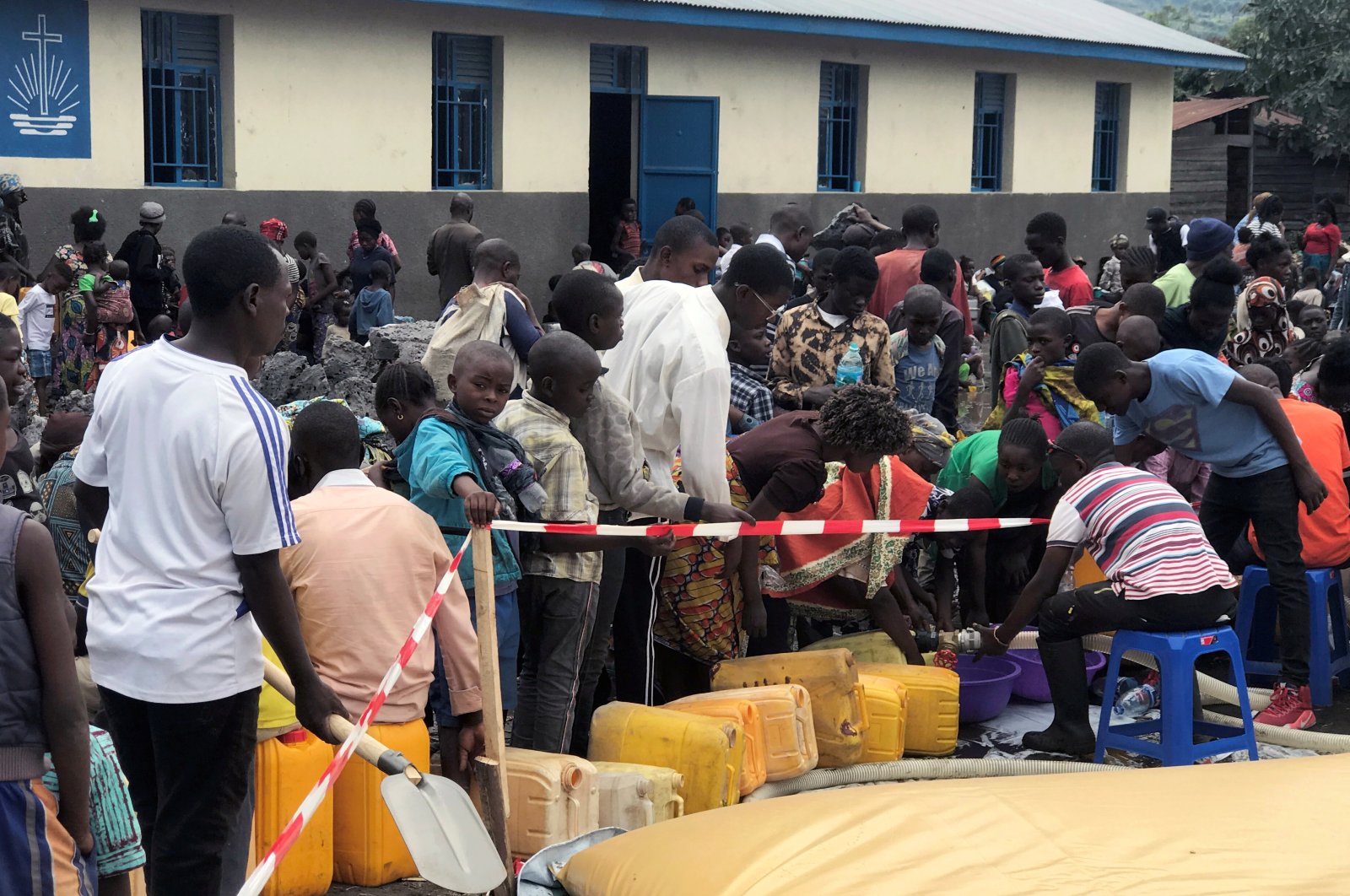 Congolese are waiting for help and protection after fleeing