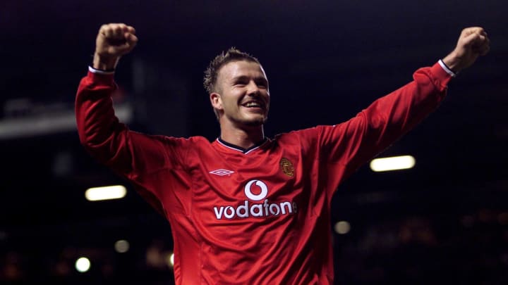 David Beckham’s finest free kick