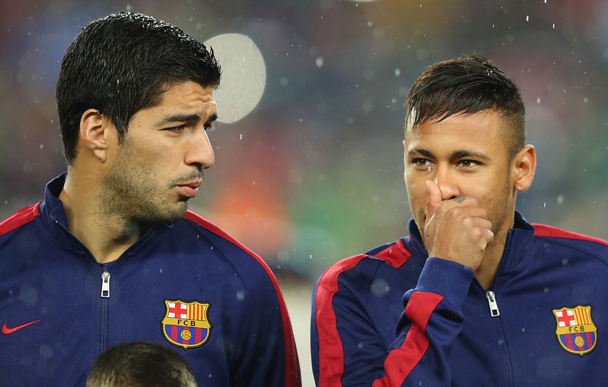 Farriintii Uu Neymar U Diray Luis Suarez Markii Uu Atletico Kula