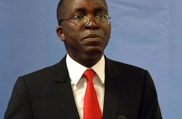 Former Prime Minister Matata Ponyo reacts
