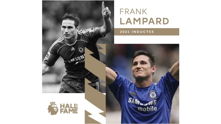Frank Lampard was inducted into the Premier League Corridor of Fame