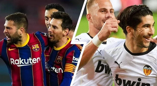 Hordhac: Valencia vs Barcelona – Barca Oo Ogsoon In Haddii Ay