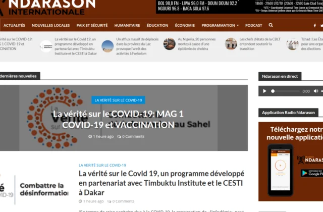 In Chad, radio Ndarason Internationale is fighting